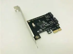H1111Z Add On Cards PCI-E SATA 1X 4X 8X 16X PCI-E Cards PCI Express to SATA 3.0 2-Port SATA III 6Gbps Expansion Adapter Boards H1111Z Add On Cards PCI-E SATA 1X 4X 8X 16X PCI-E Cards PCI Express to SATA 3.0 2-Port SATA III 6Gbps Expansion Adapter Boards
