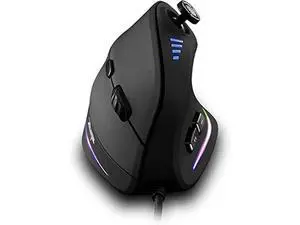vertical mouse with control bar,10000dpi ergonomic mouse, led optical usb wired gaming mouse for laptop,pc- black vertical mouse with control bar,10000dpi ergonomic mouse, led optical usb wired gaming mouse for laptop,pc- black