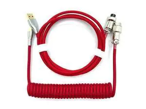 Mechanical keyboard reel cable C to USB data cable gaming keyboard cable mechanical keyboard cable red Mechanical keyboard reel cable C to USB data cable gaming keyboard cable mechanical keyboard cable red