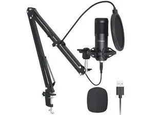 Usb Microphone - Recording Microphone, Gaming Microphone, Pc Streaming Podcast Mic, 192Khz/24Bit Microphone, Usb Mic Kit With Sound Chipset Arm Set Usb Microphone - Recording Microphone, Gaming Microphone, Pc Streaming Podcast Mic, 192Khz/24Bit Microphone, Usb Mic Kit With Sound Chipset Arm Set