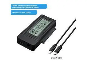 Shuole USB C To SATA IDE Hard Disk Adapter Converter Cable For 3.5 2.5 Inch HDD/SSD SATA III Hard Drive Adapter For PC La Shuole USB C To SATA IDE Hard Disk Adapter Converter Cable For 3.5 2.5 Inch HDD/SSD SATA III Hard Drive Adapter For PC La