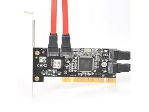 1pcs 4 Port SATA PCI CONTROLLER RAID CARD 4 SATA SERIAL ATA PCI CONTROLLER RAID I/O CARD PC+Cable 1pcs 4 Port SATA PCI CONTROLLER RAID CARD 4 SATA SERIAL ATA PCI CONTROLLER RAID I/O CARD PC+Cable