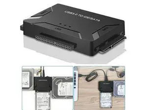 USB 3.0 to Hard Drive Converter Cable USB 3.0 to IDE SATA Adapter 2.5" 3.5" SATA IDE SSD Hard Drive Disks Support 6TB USB 3.0 to IDE & SATA Converter External Hard Drive Adapter Kit 2.5"/3.5" Cable USB 3.0 to Hard Drive Converter Cable USB 3.0 to IDE SATA Adapter 2.5" 3.5" SATA IDE SSD Hard Drive Disks Support 6TB USB 3.0 to IDE & SATA Converter External Hard Drive Adapter Kit 2.5"/3.5" Cable