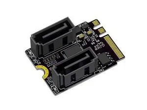 FOR Riser Card M.2 (A+E Key) To 2-Port SATA3.0 Expansion Card Key A+E Wifi M.2 To SATA Hard Disk Adapter Card FOR Riser Card M.2 (A+E Key) To 2-Port SATA3.0 Expansion Card Key A+E Wifi M.2 To SATA Hard Disk Adapter Card