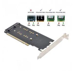 SM 4X NVME M.2 AHCI to PCIE Express 3.0 Gen3 X16 Raid Card VROC Raid0 Hyper Adapter SM 4X NVME M.2 AHCI to PCIE Express 3.0 Gen3 X16 Raid Card VROC Raid0 Hyper Adapter