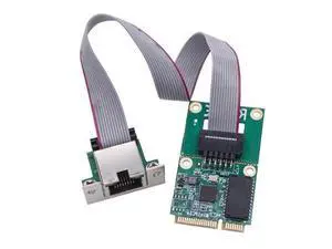Mini PCIE Gigabit Network Card Single Port RJ45 Ethernet Card Port Fixed Ethernet Card for Computer PC Mini PCIE Gigabit Network Card Single Port RJ45 Ethernet Card Port Fixed Ethernet Card for Computer PC
