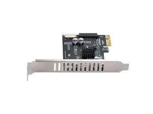 5Gbps Socket & USB 2.0 to Type-E USB 3.1 Front Panel PCI-E 1X Express Adapter 5Gbps Socket & USB 2.0 to Type-E USB 3.1 Front Panel PCI-E 1X Express Adapter