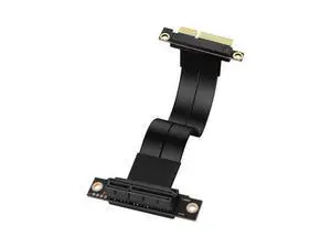 PCIe 3.0 X4 Extension Cable 90 Degree PCI-E 4X Male to Female Riser Cable 20CM (90 Degree) PCIe 3.0 X4 Extension Cable 90 Degree PCI-E 4X Male to Female Riser Cable 20CM (90 Degree)