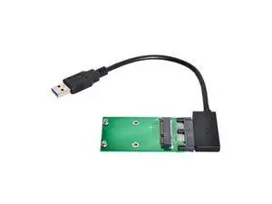 USB 3.0 to mSATA 50Pin SSD & 1.8" Micro SATA 7+9 16pin Adapter Add on Cards PCBA USB 3.0 to mSATA 50Pin SSD & 1.8" Micro SATA 7+9 16pin Adapter Add on Cards PCBA