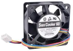 COOLING REVOLUTION 9A0612M4011 6cm 60mm 6025 60x60x25mm 12V 0.06A 3-wire double ball bearing silent cooling fan COOLING REVOLUTION 9A0612M4011 6cm 60mm 6025 60x60x25mm 12V 0.06A 3-wire double ball bearing silent cooling fan