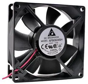 AFB0824SH 8cm 80x80x25mm DC24V 0.33A 2 lines double ball bearing large air volume inverter cooling fan AFB0824SH 8cm 80x80x25mm DC24V 0.33A 2 lines double ball bearing large air volume inverter cooling fan