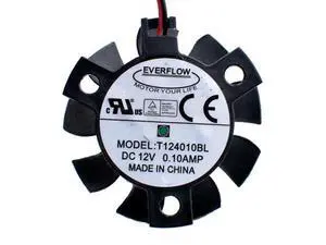 T124010BL diameter 37mm hole pitch 26mm 12V 0.10A dual ball router heat sink cooling fan T124010BL diameter 37mm hole pitch 26mm 12V 0.10A dual ball router heat sink cooling fan