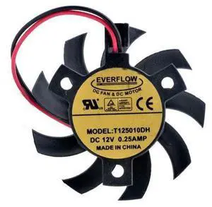 T125010DH diameter 45mm hole pitch 26mm DC12V 0.25A router heat sink cooling fan T125010DH diameter 45mm hole pitch 26mm DC12V 0.25A router heat sink cooling fan