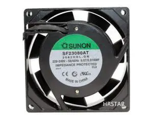 Original SUNON SF23080AT.2082HBL GN 220V 8025mm Ball Bearing Axial Cooling Fan Original SUNON SF23080AT.2082HBL GN 220V 8025mm Ball Bearing Axial Cooling Fan