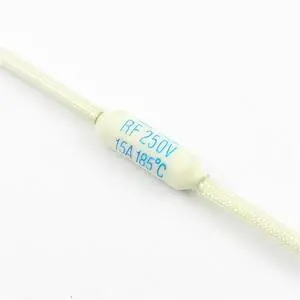 Electronic Rice Cooker Thermal Fuse Links RF TF Cutoff 250V 10A 15A 20A Axial Lead 5Pcs(185C 15A) Electronic Rice Cooker Thermal Fuse Links RF TF Cutoff 250V 10A 15A 20A Axial Lead 5Pcs(185C 15A)