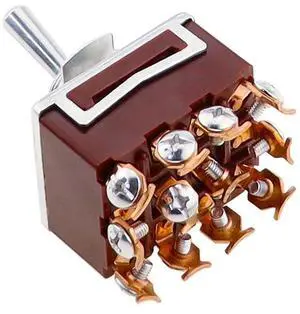 LIHUA 1PCS E-Ten 403 High-end Rocker Button Switch 12Pin ON-Off-ON Silver Contact Copper Pin 12mm 250V 15A Rocker Toggle Switch(E-Ten 403 ON-Off-ON) LIHUA 1PCS E-Ten 403 High-end Rocker Button Switch 12Pin ON-Off-ON Silver Contact Copper Pin 12mm 250V 15A Rocker Toggle Switch(E-Ten 403 ON-Off-ON)