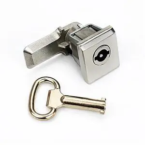 Stainless Steel Tongue Lock Square Head Lock Box Door Lock Ship Lock Rittal Cabinet Small Square Sealed 1Pcs Stainless Steel Tongue Lock Square Head Lock Box Door Lock Ship Lock Rittal Cabinet Small Square Sealed 1Pcs