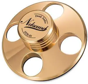 STB-01 LP Vinyl Turntables Metal Disc Stabilizer Record Weight HiFi (Gold) STB-01 LP Vinyl Turntables Metal Disc Stabilizer Record Weight HiFi (Gold)