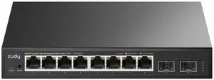 GS108ES2 8 Port Gigabit Light-Managed Switch with 2 SFP, Web Managed, SNMP, VLAN, QoS, IGMP Snooping, Desktop/Wall Mount GS108ES2 8 Port Gigabit Light-Managed Switch with 2 SFP, Web Managed, SNMP, VLAN, QoS, IGMP Snooping, Desktop/Wall Mount