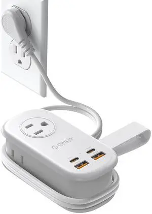 65W GaN Travel Power Strip with 7-in-1 Charging Ports (3 AC Outlets/2 USB-A/2 USB-C), Flat Plug and 4FT Extension Cord, Fast Charger for MacBook Pro/Air, iPad Pro, iPhone 17/16/15- AP3 65W GaN Travel Power Strip with 7-in-1 Charging Ports (3 AC Outlets/2 USB-A/2 USB-C), Flat Plug and 4FT Extension Cord, Fast Charger for MacBook Pro/Air, iPad Pro, iPhone 17/16/15- AP3