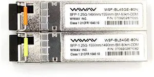 for Cisco GLC-BX-U80 and GLC-BX-D80 1.25G SFP Module BIDI WDM Transceiver 80KM Simplex LC DDM/DOM Support 1490/1550nm (1Pair) for Cisco GLC-BX-U80 and GLC-BX-D80 1.25G SFP Module BIDI WDM Transceiver 80KM Simplex LC DDM/DOM Support 1490/1550nm (1Pair)