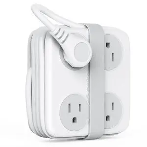 5 Ft Extension Cord with 3 USB Ports, Power Strip for Desktop, 4 Side Outlet Extender(8 AC) & Flat Plug, 11 in 1 Charging Station for Home/Office/Dorm - AP3 PRO 5 Ft Extension Cord with 3 USB Ports, Power Strip for Desktop, 4 Side Outlet Extender(8 AC) & Flat Plug, 11 in 1 Charging Station for Home/Office/Dorm - AP3 PRO