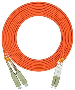 30Meters 100ft LC to SC Duplex 62.5/125 OM1 Multimode Fiber Optic Cable Jumper Optical Patch Cord LC-SC 30Meters 100ft LC to SC Duplex 62.5/125 OM1 Multimode Fiber Optic Cable Jumper Optical Patch Cord LC-SC