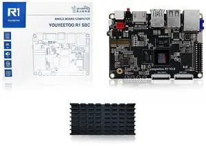 R1 Single Board Computer - Rockchip RK3588S/6 Tops NPU & 8K Display/Support HDMI 2.1, SATA 3.0, 2280 SSD, USB Host x5, Onboard NFC - AIoT Control/NAS/SBC (4GB RAM+32GB eMMC) R1 Single Board Computer - Rockchip RK3588S/6 Tops NPU & 8K Display/Support HDMI 2.1, SATA 3.0, 2280 SSD, USB Host x5, Onboard NFC - AIoT Control/NAS/SBC (4GB RAM+32GB eMMC)