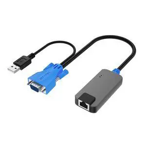 1 Pack USB VGA to RJ45 Dongle, Work for CAT6 KVM Switch (1708MS-IP) Extend Distances up to 230ft/70m from KVM Console to Servers 1 Pack USB VGA to RJ45 Dongle, Work for CAT6 KVM Switch (1708MS-IP) Extend Distances up to 230ft/70m from KVM Console to Servers