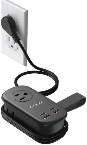 Travel Power Strip, 65W GaN Charging Station with 3 Outlets & 4 USB Ports (2 USB C), 4FT Flat Plug Extension Cord with Wraparound Design, Compact USB C Charger for Cruise Home Office Dorm Laptop Travel Power Strip, 65W GaN Charging Station with 3 Outlets & 4 USB Ports (2 USB C), 4FT Flat Plug Extension Cord with Wraparound Design, Compact USB C Charger for Cruise Home Office Dorm Laptop