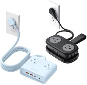 Travel Power Strip, 4 Outlets 3 USB Ports (1 USB C) with 4FT Wrapped Short Extension Cord Small Power Strip, Compact for Hotel Travel Essentials Cruise Approved-AP3 Travel Power Strip, 4 Outlets 3 USB Ports (1 USB C) with 4FT Wrapped Short Extension Cord Small Power Strip, Compact for Hotel Travel Essentials Cruise Approved-AP3