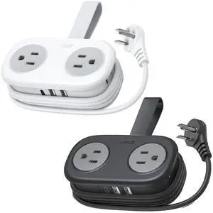 Travel Power Strip, 4 Outlets Travel Power Strip, 4 Outlets