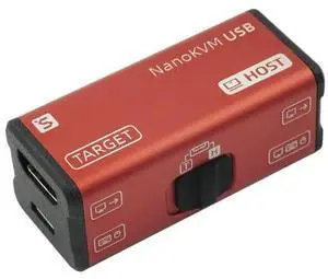 Sipeed NanoKVM-USB, 4K KVM, Finger-Sized, for Servers/SBCs, Convenient Operation and Maintenance/Tools for Multi-Device Collaboration(Red,KVM-USB) Sipeed NanoKVM-USB, 4K KVM, Finger-Sized, for Servers/SBCs, Convenient Operation and Maintenance/Tools for Multi-Device Collaboration(Red,KVM-USB)