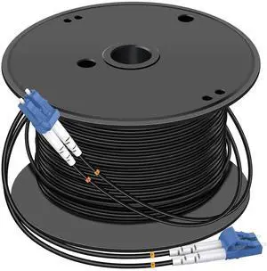 400M LC to LC Outdoor Armored Fiber Optic Cable Duplex 9/125 SM Jumper Optical Patch Cord Singlemode 400Meters 1312ft LC-LC 400M LC to LC Outdoor Armored Fiber Optic Cable Duplex 9/125 SM Jumper Optical Patch Cord Singlemode 400Meters 1312ft LC-LC