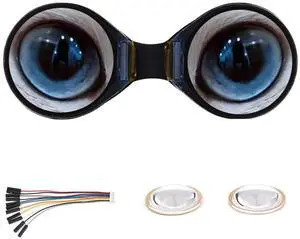 0.71" Dual Eye Round LCD Display, 160x160 Resolution, SPI Interface, 65K Colors, Ideal for Creative Projects, Wearables, and Embedded Systems, Single Board Computer (1 PCS) 0.71" Dual Eye Round LCD Display, 160x160 Resolution, SPI Interface, 65K Colors, Ideal for Creative Projects, Wearables, and Embedded Systems, Single Board Computer (1 PCS)