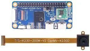 Banana Pi BPI-CanMV-K230D-Zero Single Board Computers, Canaan K230D RISC-V, 128MB LPDDR4, Dual Kamera MIPI CSI, 40Pin GPIO, AIoT SBC, Motherboard (Standard kit) Banana Pi BPI-CanMV-K230D-Zero Single Board Computers, Canaan K230D RISC-V, 128MB LPDDR4, Dual Kamera MIPI CSI, 40Pin GPIO, AIoT SBC, Motherboard (Standard kit)