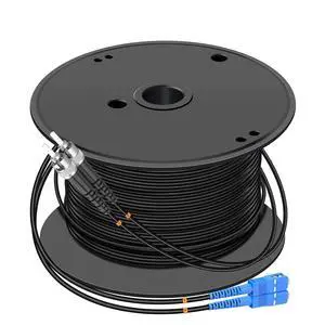 600M SC to ST Outdoor Armored Duplex 9/125 SM Fiber Optic Cable Jumper Optical Patch Cord Singlemode 600Meters 1968ft SC-ST 600M SC to ST Outdoor Armored Duplex 9/125 SM Fiber Optic Cable Jumper Optical Patch Cord Singlemode 600Meters 1968ft SC-ST