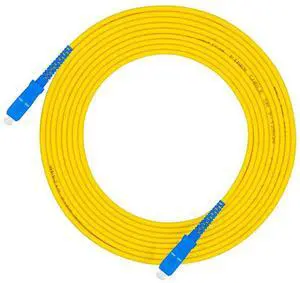 100 Meters 328ft SC to SC Fiber Optic Cable Jumper Optical Patch Cord Simplex Single-Mode 9/125 SC-SC 100 Meters 328ft SC to SC Fiber Optic Cable Jumper Optical Patch Cord Simplex Single-Mode 9/125 SC-SC