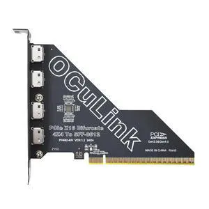 Gen4 PCIe to Oculink SFF-8612 Adapter SFF-8611 External Graphics Card for GPU Dock, eGPU, NVMe SSD (PCIe x16 to Oculink) Gen4 PCIe to Oculink SFF-8612 Adapter SFF-8611 External Graphics Card for GPU Dock, eGPU, NVMe SSD (PCIe x16 to Oculink)