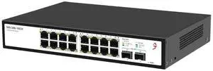 18-Port 2.5G Switch with 2-Port 10G SFP, Unmanaged, Fanless & Silent, for Home NAS, Gaming, 4K/8K Streaming 18-Port 2.5G Switch with 2-Port 10G SFP, Unmanaged, Fanless & Silent, for Home NAS, Gaming, 4K/8K Streaming
