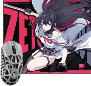 WLMOUSE Beast X Mini Pro Magnesium Gaming Mouse(Silver,TTC Switch,Side Slits)+ZETSUMEOW REN Yaiba Mouse Pad(Black) WLMOUSE Beast X Mini Pro Magnesium Gaming Mouse(Silver,TTC Switch,Side Slits)+ZETSUMEOW REN Yaiba Mouse Pad(Black)
