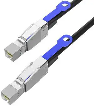 SAS to Mini SAS Adapter Cable 1M/3.28FT, SFF-8644 to SFF-8644 Storage Extension Cable, High-Speed Data Transfer for HDD/SSD, RAID Arrays, Servers, and Storage Systems SAS to Mini SAS Adapter Cable 1M/3.28FT, SFF-8644 to SFF-8644 Storage Extension Cable, High-Speed Data Transfer for HDD/SSD, RAID Arrays, Servers, and Storage Systems