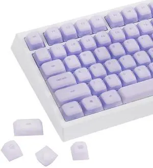 AegisSil Keycap Set, Silicone Material, Cherry Profile, 113 Keys, 65%/75%/96%/Full Size, Custom Keyboard Keycaps Set for Cherry MX, Kailh, Outemu, Gateron Mechanical Gaming Keyboard (Purple) AegisSil Keycap Set, Silicone Material, Cherry Profile, 113 Keys, 65%/75%/96%/Full Size, Custom Keyboard Keycaps Set for Cherry MX, Kailh, Outemu, Gateron Mechanical Gaming Keyboard (Purple)