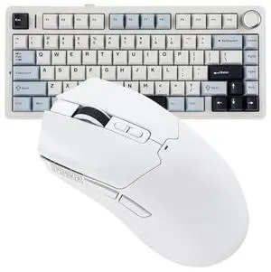 x Aula F75 Gasket Mechanical Keyboard+Click Gaming Mouse Wireless 2.4Ghz/Bluetooth/Type-C x Aula F75 Gasket Mechanical Keyboard+Click Gaming Mouse Wireless 2.4Ghz/Bluetooth/Type-C