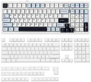 F99 Wireless Mechanical Keyboard+Glintrix PBT Shine Through Keycaps F99 Wireless Mechanical Keyboard+Glintrix PBT Shine Through Keycaps