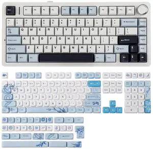 X Aula F75 Gasket Mechanical Keybaord+LINDSEYSZN Azure Dragon SZN Keycaps Set X Aula F75 Gasket Mechanical Keybaord+LINDSEYSZN Azure Dragon SZN Keycaps Set