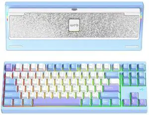 WOBKEY Crush 80 Reboot CNC Aluminum 5-Second Quick-Release Triple-Mode Connectivity Mechanical Keyboard with Superior Acoustics (Pro Blue) WOBKEY Crush 80 Reboot CNC Aluminum 5-Second Quick-Release Triple-Mode Connectivity Mechanical Keyboard with Superior Acoustics (Pro Blue)