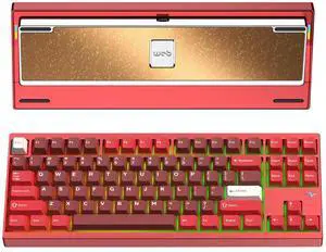 WOBKEY Crush 80 Reboot CNC Aluminum 5-Second Quick-Release Triple-Mode Connectivity Mechanical Keyboard with Superior Acoustics (Pro Red) WOBKEY Crush 80 Reboot CNC Aluminum 5-Second Quick-Release Triple-Mode Connectivity Mechanical Keyboard with Superior Acoustics (Pro Red)