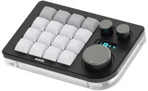 Megalodon Triple Knob Macro Pad Programmable Designer Mini Keyboard 16 Keys (Black) Megalodon Triple Knob Macro Pad Programmable Designer Mini Keyboard 16 Keys (Black)