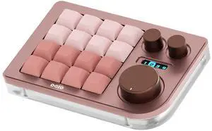 Megalodon Triple Knob Macro Pad Programmable Designer Mini Keyboard 16 Keys (Pink) Megalodon Triple Knob Macro Pad Programmable Designer Mini Keyboard 16 Keys (Pink)